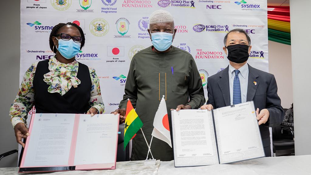 Japan and WFP support public-private partnership for improved health and nutrition in Ghana