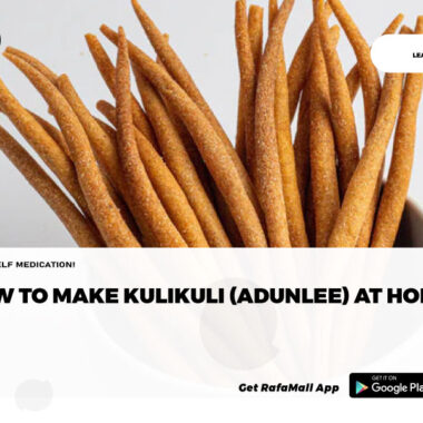 How to make kulikuli (adunlee) at home