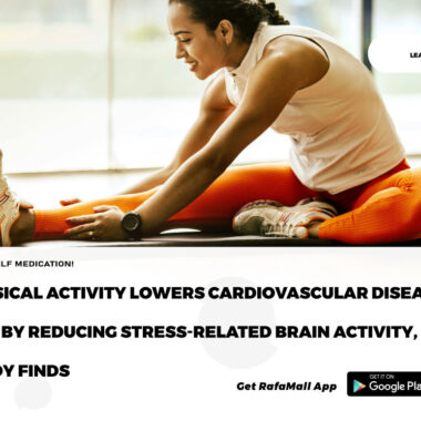 Physical activity lowers cardiovascular disease risk by reducing stress-related brain activity, study finds
