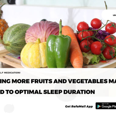 Eating more fruits and vegetables may lead to optimal sleep duration
