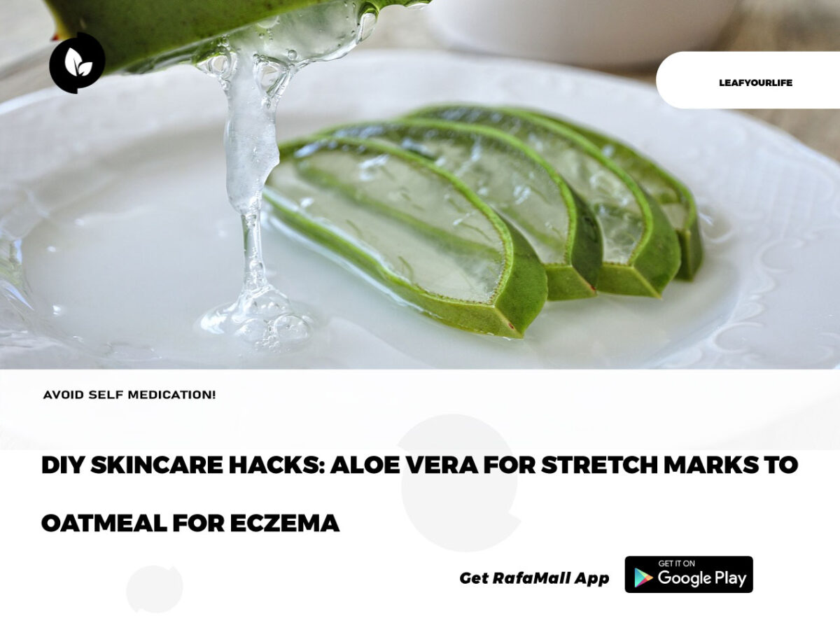 DIY skincare hacks: Aloe vera for stretch marks to oatmeal for eczema -  Rafamall