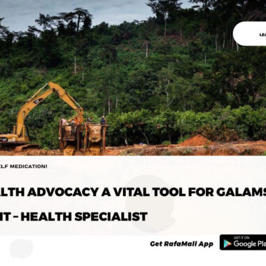 Health advocacy a vital tool for galamsey fight – Health Specialist 